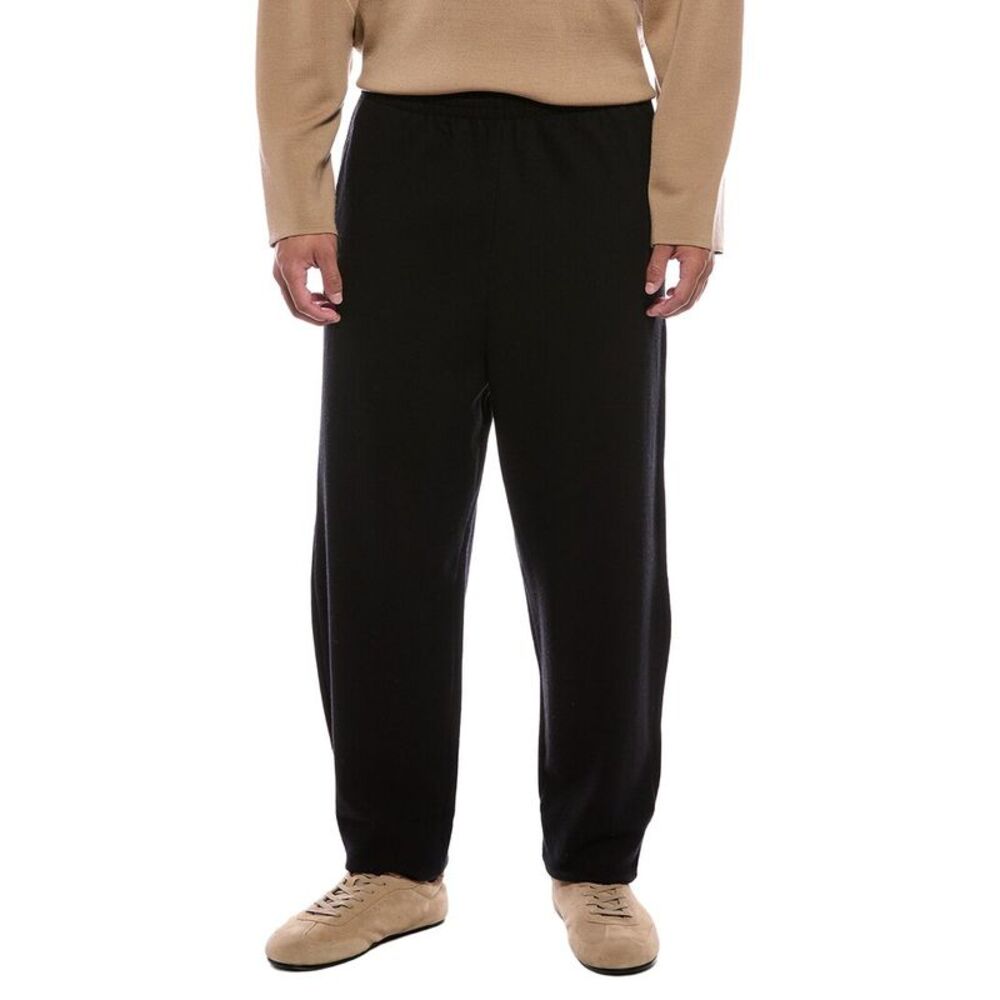 Pangaia Mens  Wool Pant, Black